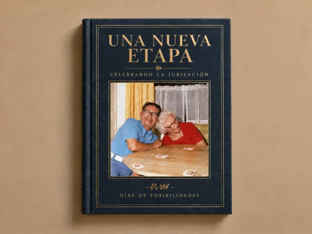 Portada de un libro de jubilación para un mentor
