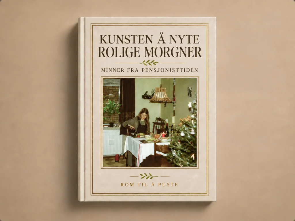 Omslag til pensjoneringsbok for en kollega