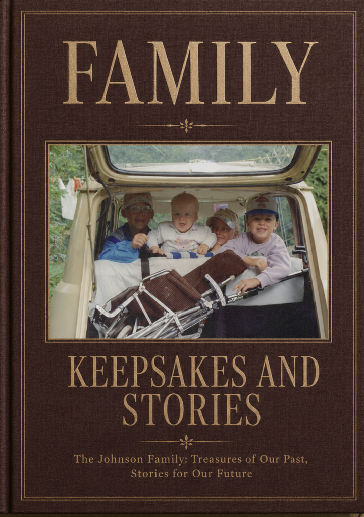 Family Keepsakes and Stories StoryKeeper book cover
